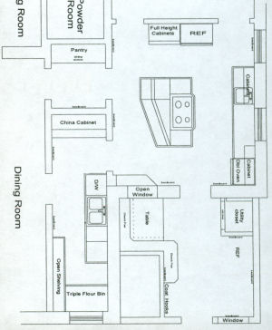 Kitchen remodel - floor plan
